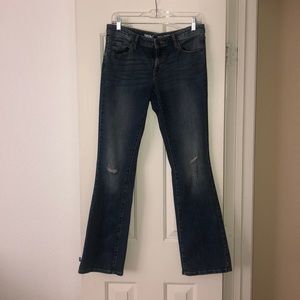 Mid- Rise Skinny Boot Jeans Super stretch